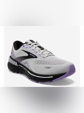 Brooks Athletic Running Shoes in Light Gray and Black